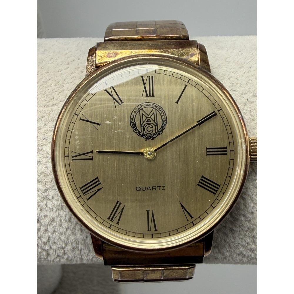 MAC Tournament Champions 1983 Vintage New Battery Mens Watch 33MM 6.5" Stretch‎